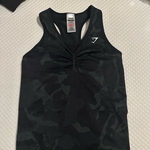 Gymshark Women's black Camo tank top Size Small